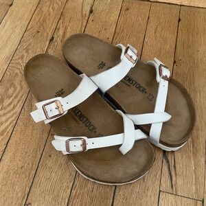 Birkenstock Mayari Birko-Flor Sandal: WHITE, Size 5-5.5US / 36EU D